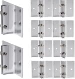 Aluminium Wall Bracket for Signs 2 Inch — 10 Pack, Silver