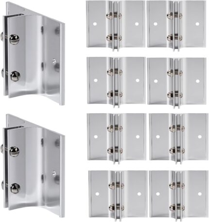 Aluminium Wall Bracket for Signs 2 Inch — 10 Pack, Silver