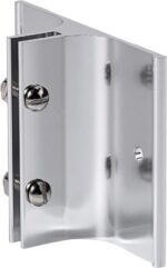 Aluminium Wall Bracket for Signs 2 Inch — 10 Pack, Silver