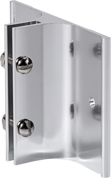 Aluminium Wall Bracket for Signs 2 Inch — 10 Pack, Silver