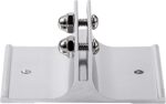 Aluminium Wall Bracket for Signs 2 Inch — 10 Pack, Silver