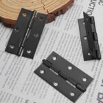 Ball Bearing Butt Hinges 2.5 Inch — 12 Pack, Black