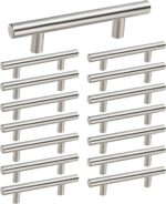 Cabinet Pull Handles 3 Inch — 15 Pack, Brushed Nickel Stainless Steel