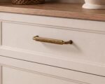 Cabinet Pulls 5 Inch Hole Centres — 6 Pack, Antique Brass Zinc Alloy