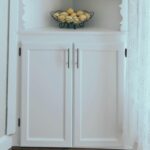 Matte Black Semi-Concealed Cabinet Hinges 1/2 Inch Overlay — 4 Pack