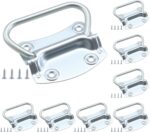 Pull Ring Handles 3.5 Inch — 8 Pack, Zinc Plated Steel