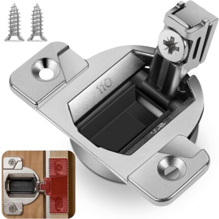 Replacement Concealed Cabinet Hinges — 8 Pack, 110 and 120 Degree Screw-On