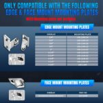 Replacement Concealed Cabinet Hinges — 8 Pack, 110 and 120 Degree Screw-On