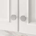 Round Cabinet Knobs — 10 Pack, Brushed Nickel Aluminium Alloy