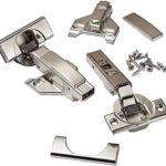 Soft Close Clip-On Hinges 110 Degree — Face Frame Set with Mounting Plates