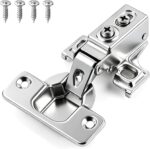Soft Close Concealed Hinges 1/2 Inch Overlay — 4 Pack, 105 Degree