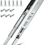 Soft Close Drawer Slides 22 Inch — 10 Pairs, Full Extension, 200 lb
