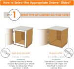 Soft Close Drawer Slides 22 Inch — 10 Pairs, Full Extension, 200 lb