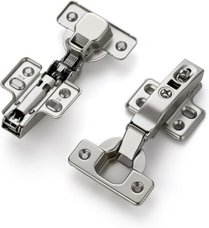 Soft Close Full Overlay Cabinet Hinges — 10 Pack, European Concealed