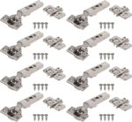Soft Close Hinge Kit Full Overlay 110 Degree — 4 Kits for Frameless Cabinets