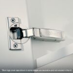 Soft Close Hinge Kit Full Overlay 110 Degree — 4 Kits for Frameless Cabinets