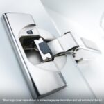 Soft Close Hinge Kit Full Overlay 110 Degree — 4 Kits for Frameless Cabinets