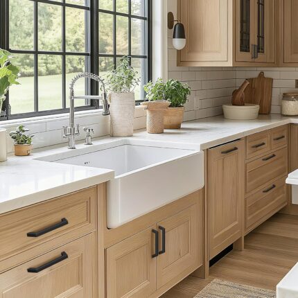 Square Cabinet Pull Handles 5 Inch — 10 Pack, Matte Black